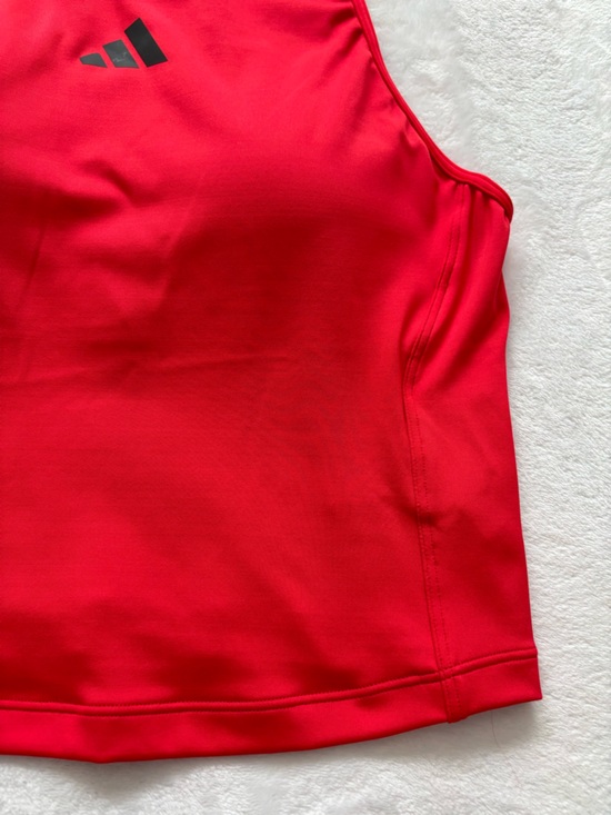 ADIDAS Primelist Pure Ruby Racerback 3-Stripes Bra Tank--NWT--L - Picture 2 of 16